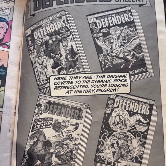 💥📚Rare Vintage 1970’s Collection Edition Marvel’s The Defenders Comic Novel📚 - Picture 6 of 16